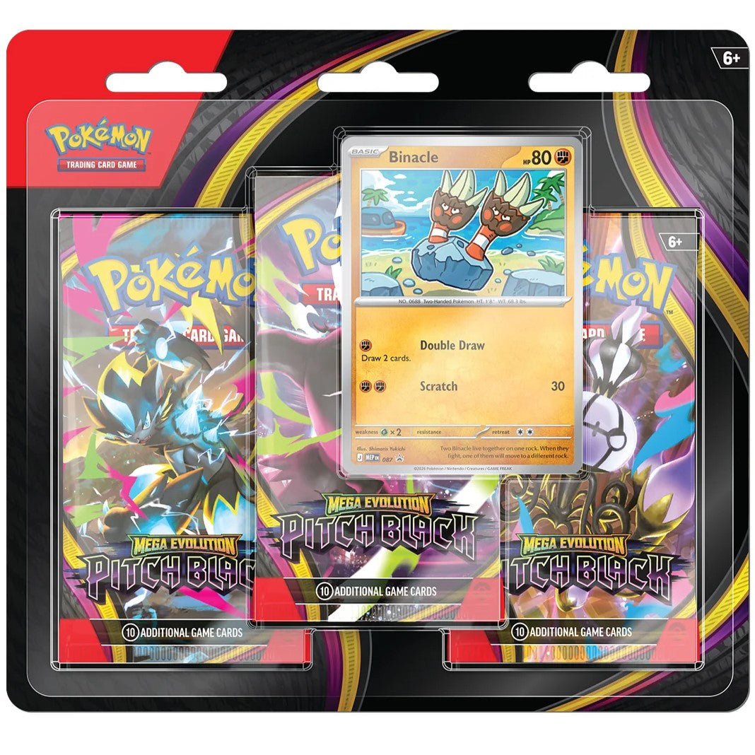 Pitch Black – 3-Pack Blister – Binacle